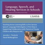 Teaching Active Listening Skills to Pre-Service SLPs — Publication