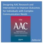 Designing AAC Research and Intervention to Improve Outcomes — Publication.