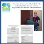 Successful employment of individuals with ASD who use AAC — Presentation