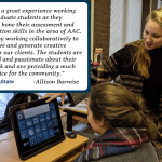 Master’s students gain clinical experience providing high-quality AAC services